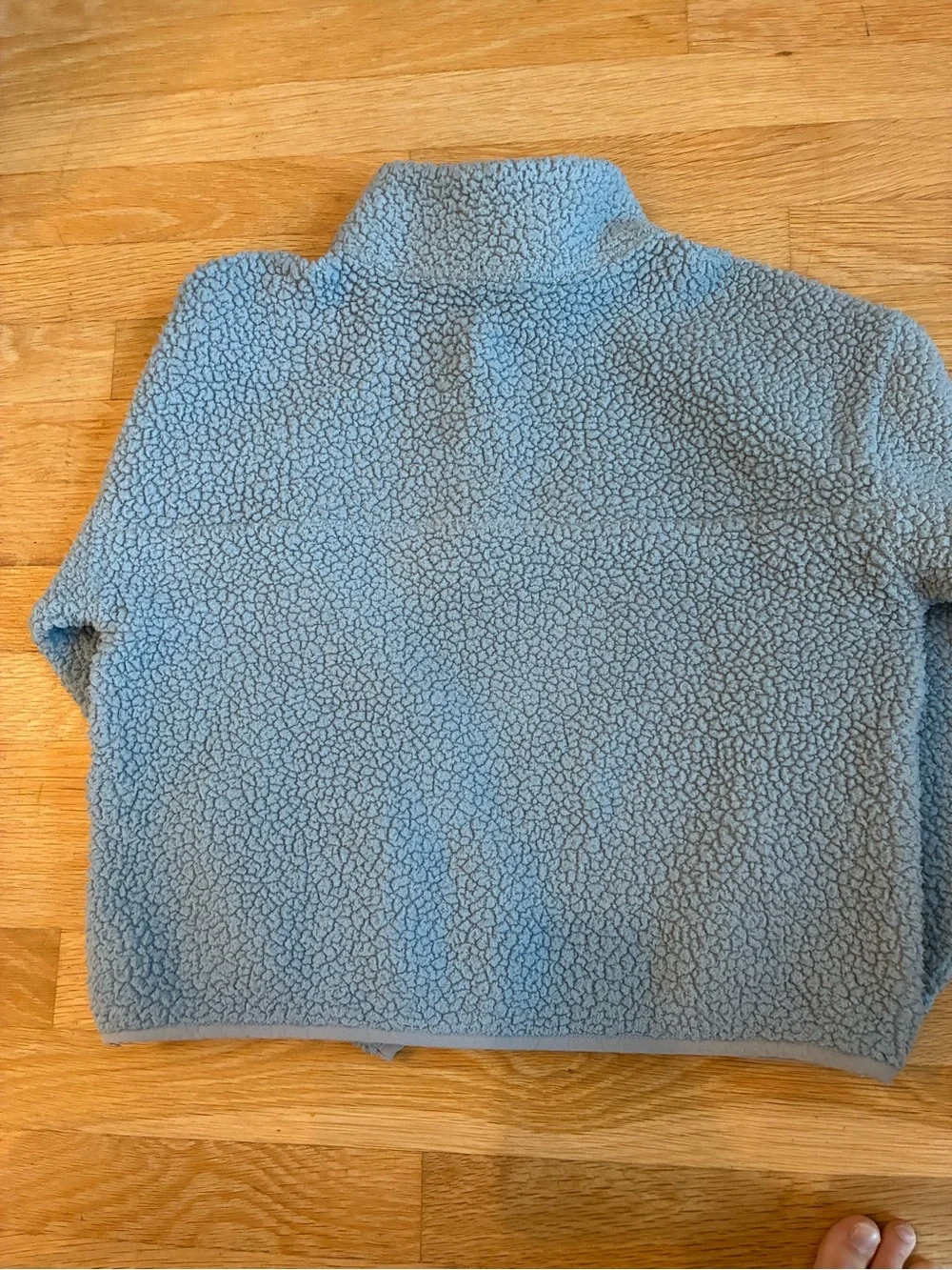 Gap Kid's Sherpa Half-Zip Pullover - Size 12 (XL) Baby Blue